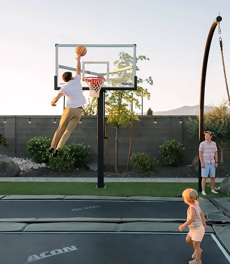 Acon 16 HD PRO Performance Rechteckiges Trampolin mit Netz und Leiter - Image 11