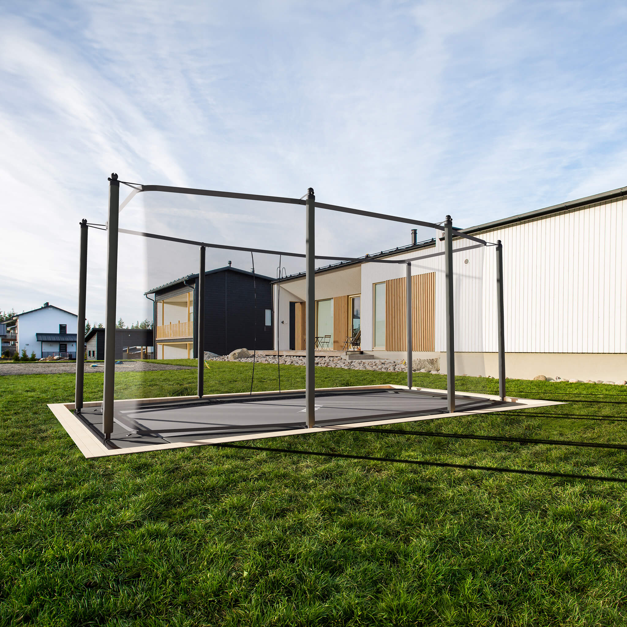 Acon 16 HD PRO Performance Rechteckiges Trampolin mit Netz und Leiter - Image 5