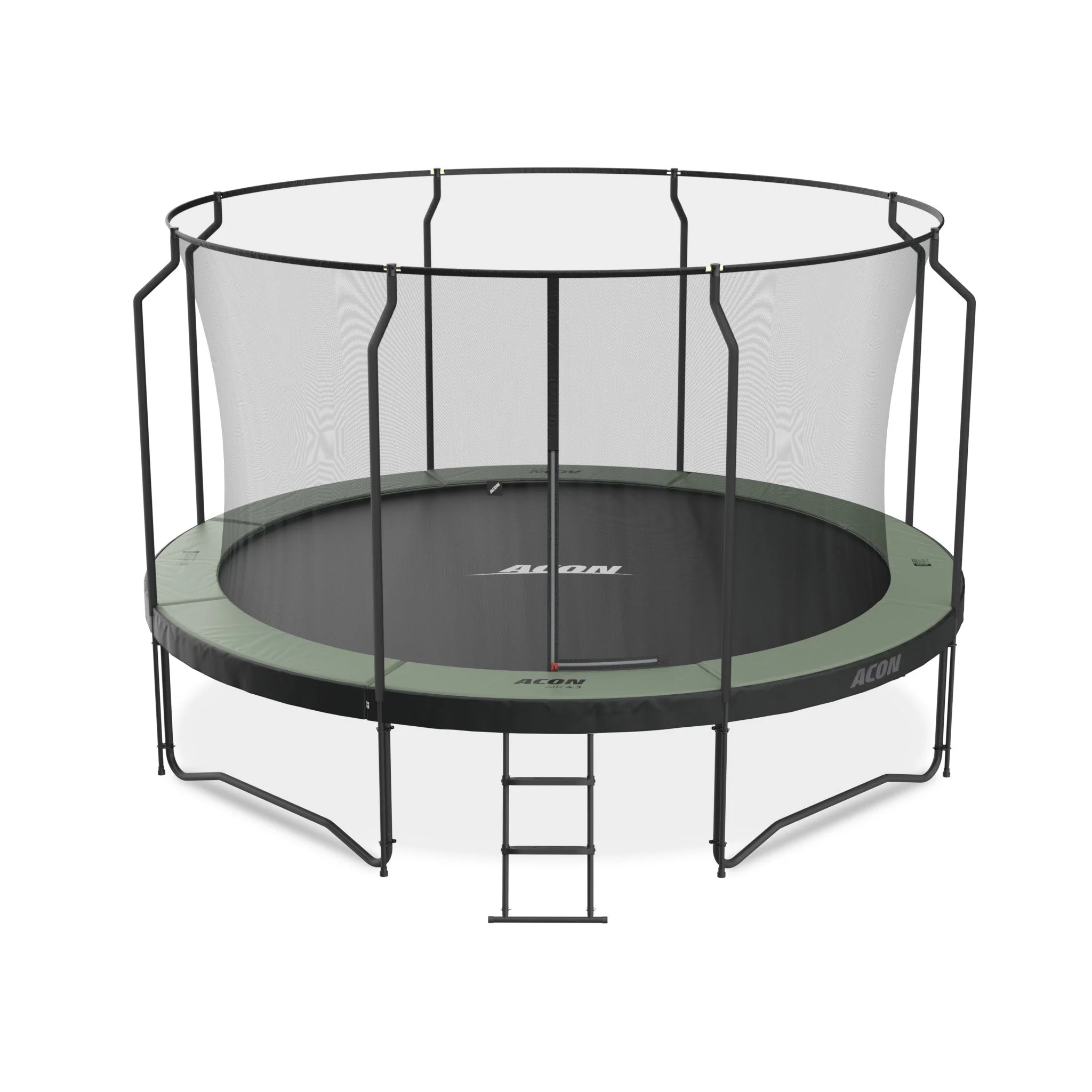 ACON Air 4,3 m Rundes Trampolin mit Premium-Netz und Leiter - Image 2