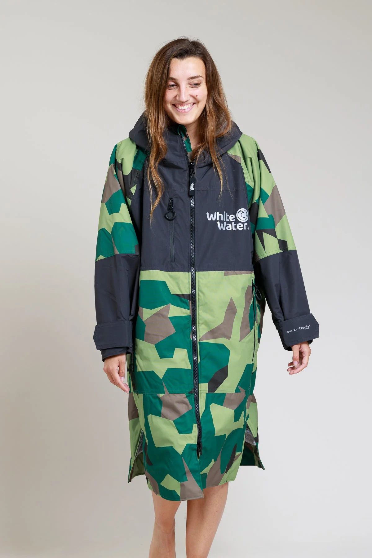 White Water Adults Hard Shell Robe - Camo - Image 2