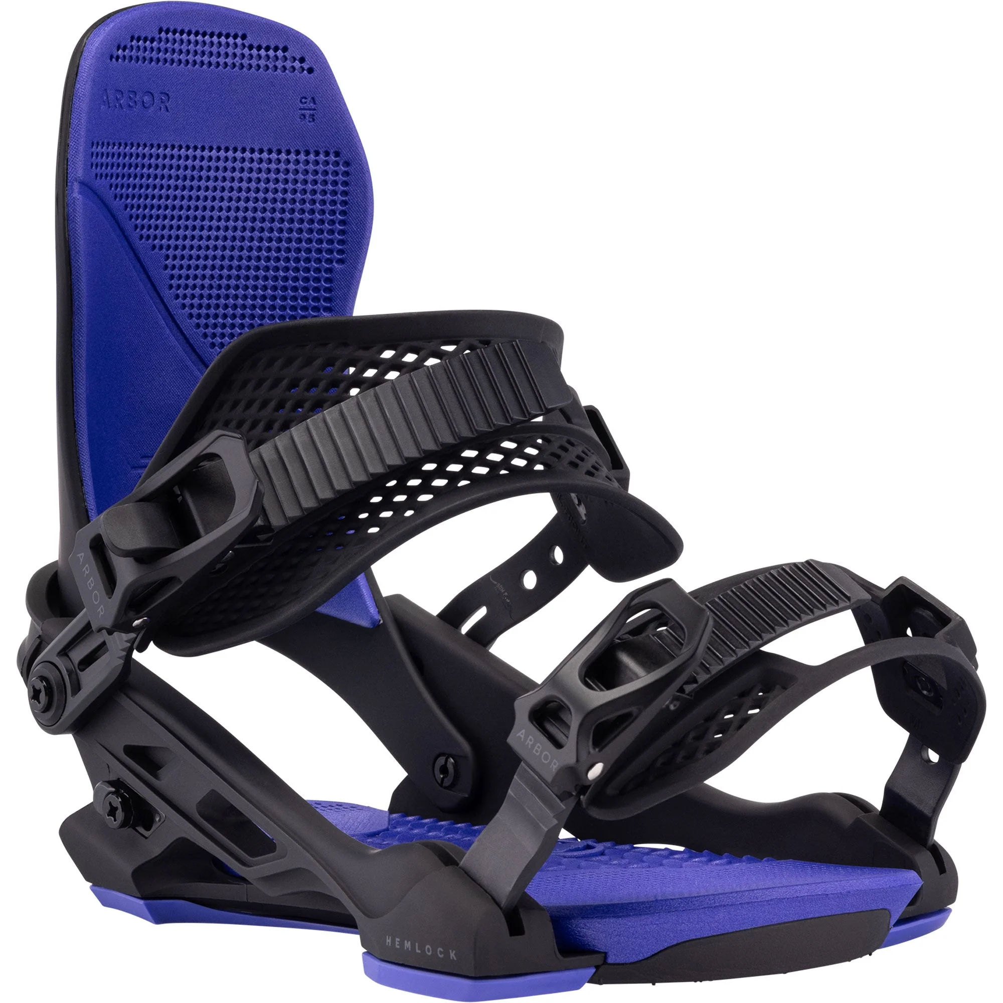 ARBOR Hemlock Snowboardbindung 2025 Black Purple - Image 3