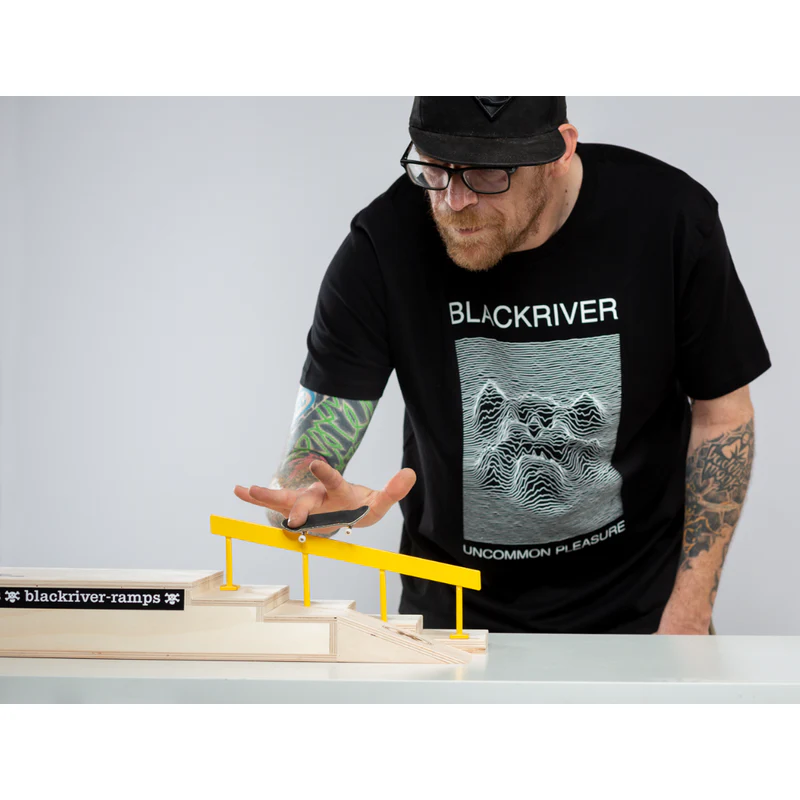 Blackriver Fingerboard Stairset yellow Square Rail - Image 3