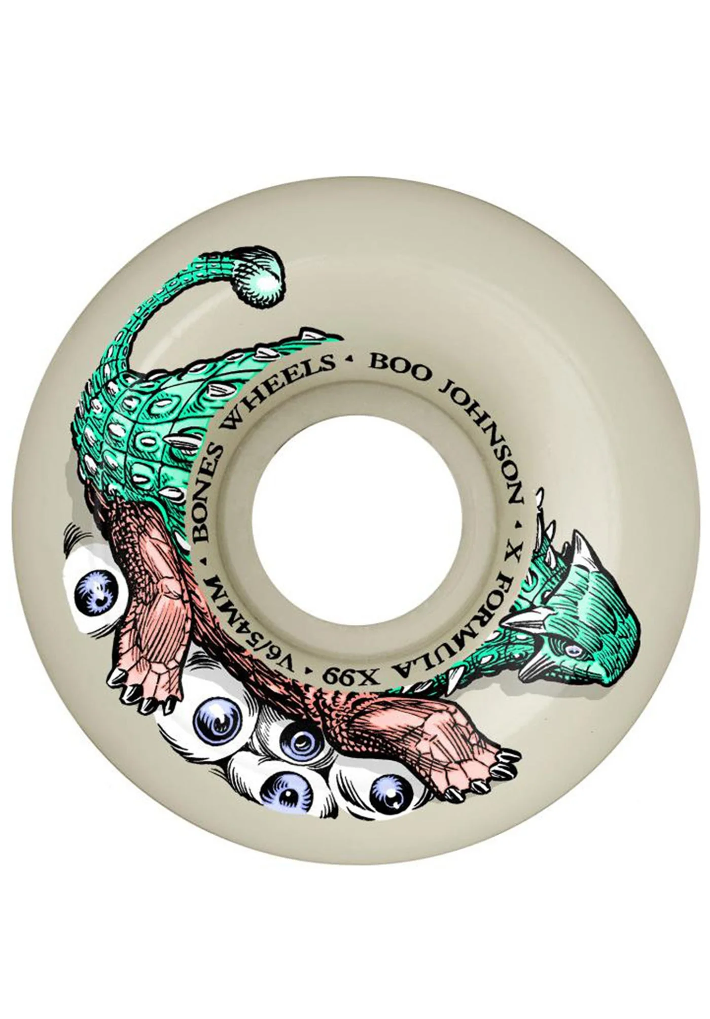 Bones Wheels X-Formula 56mm 99A Boo Johnson Dino-Sortas V6 Widecut