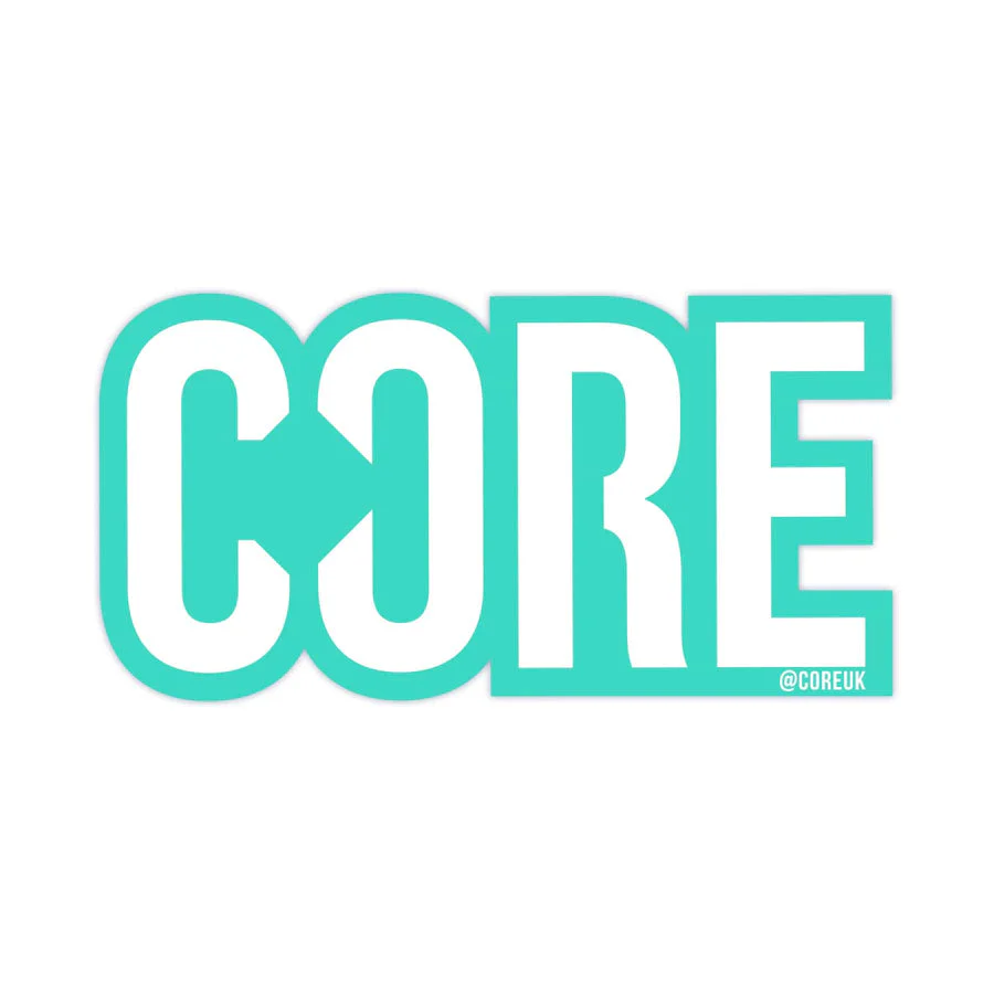 Core Classic Scooter Sticker Teal