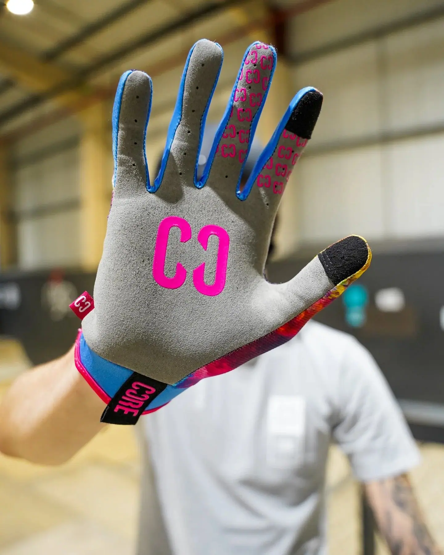 Core Protection Gloves Aero Neon Galaxy - Image 4