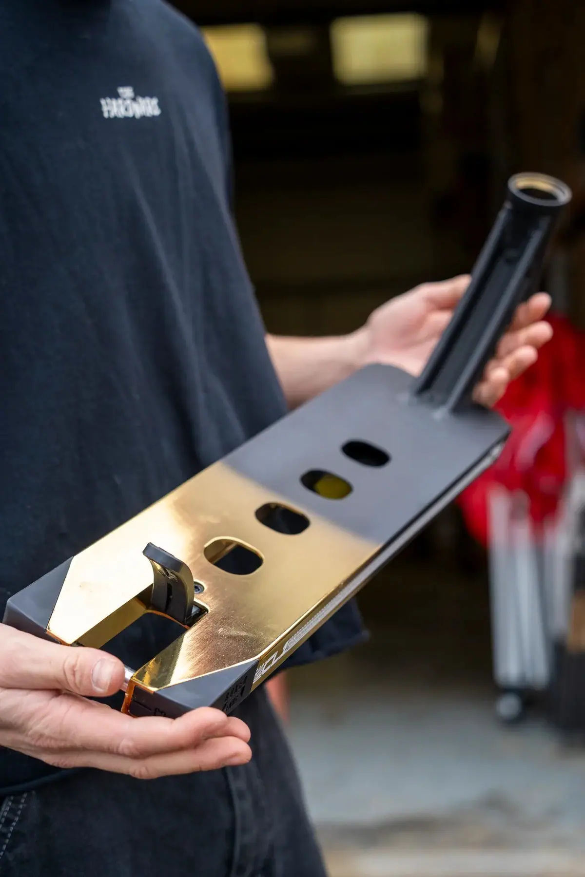 CORE Scooter Stunt Deck CL1 19" Black/Gold - Image 5