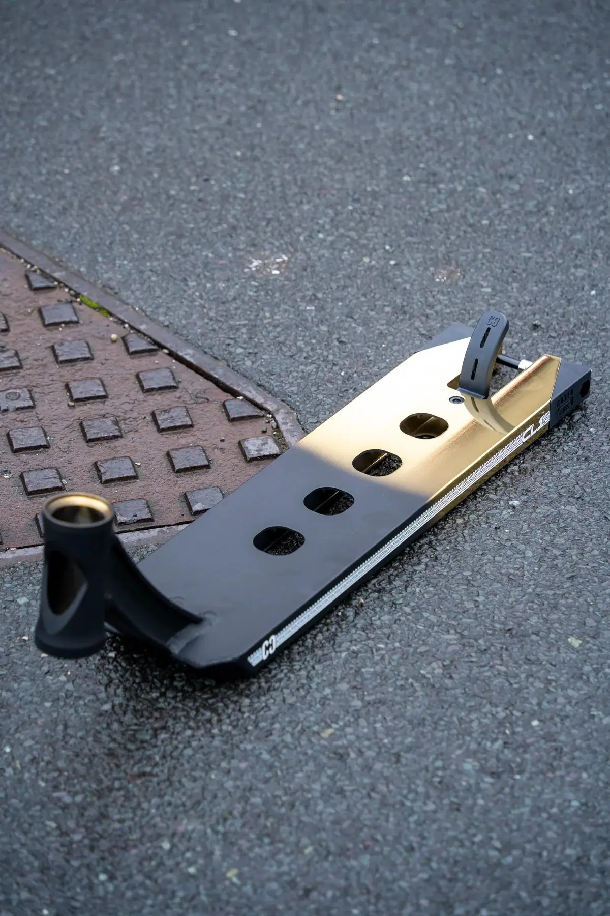 CORE Scooter Stunt Deck CL1 19" Black/Gold - Image 6