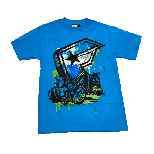 Famous T-shirt Wasteland turquoise
