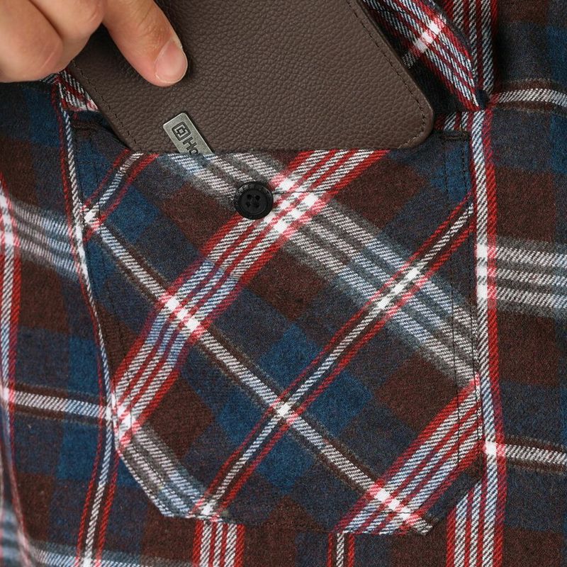 Horsefeathers Shirt Dough petrol blue - Image 5