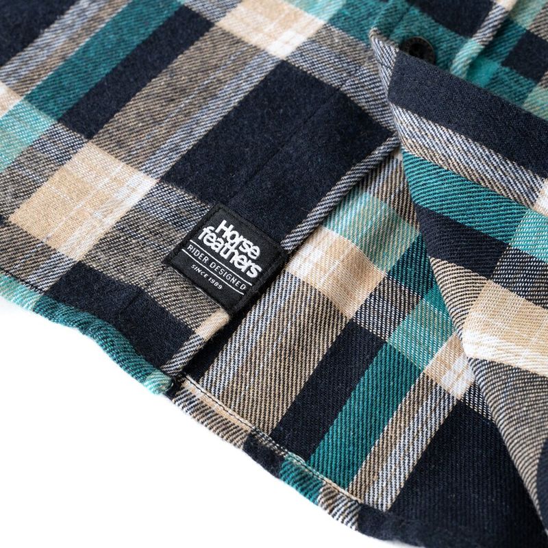 Horsefeathers Shirt Melvin scuba blue - Image 9
