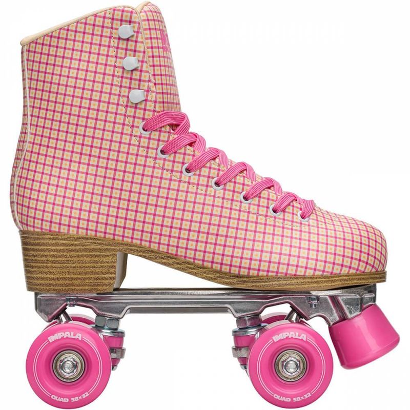Impala Rollerskates Pink Tartan - Image 5
