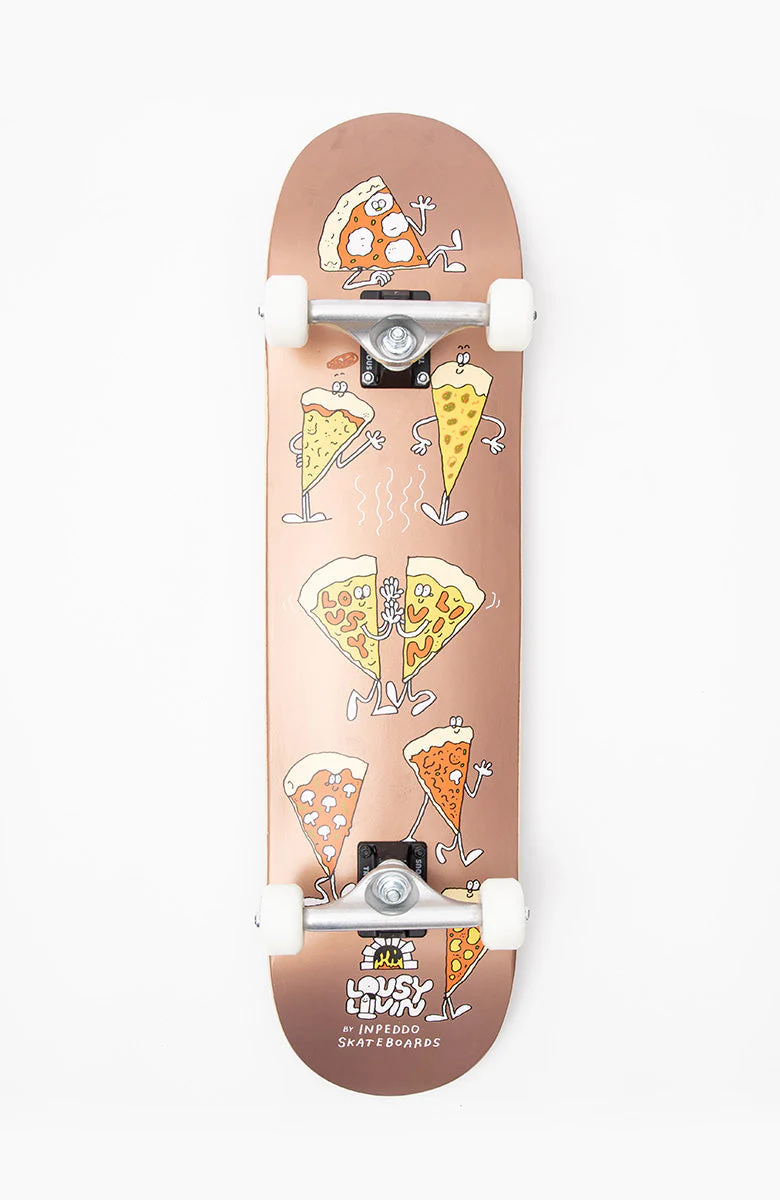 Inpeddo X Lousy Livin Skateboard Complete Pizza
