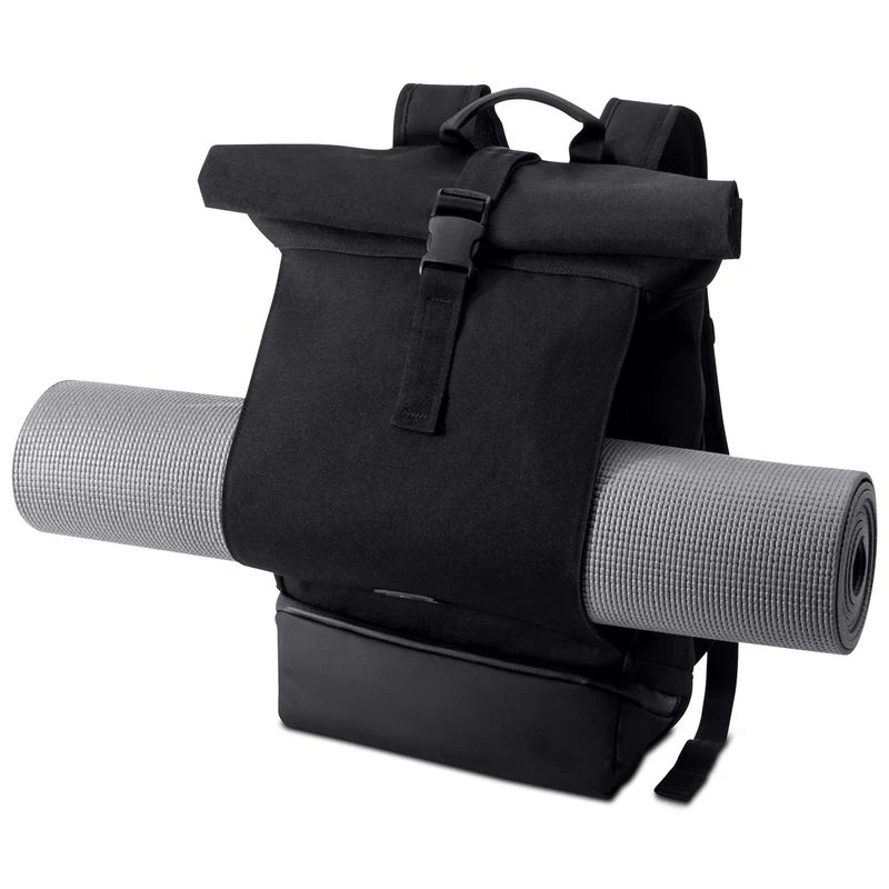 Johnny Urban Backpack Rolltop Allen Medium black - Image 10