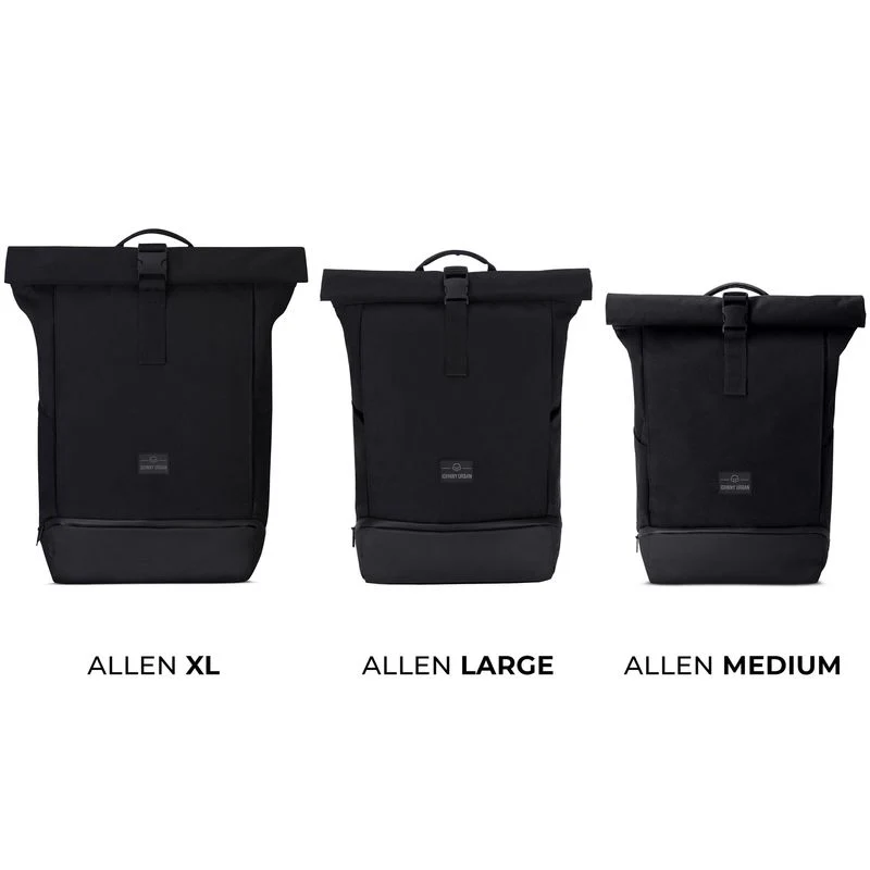 Johnny Urban Backpack Rolltop Allen Medium black - Image 14