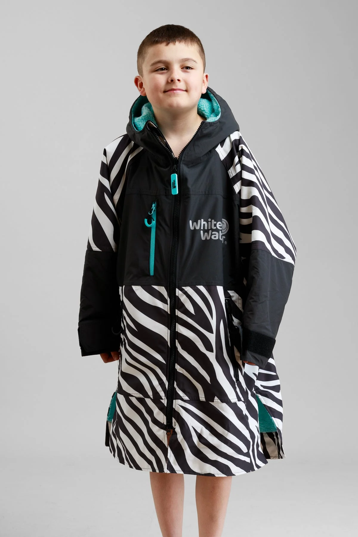 White Water Juniors Hard Shell Robe - Zebra Print- Limited Edition - Image 7