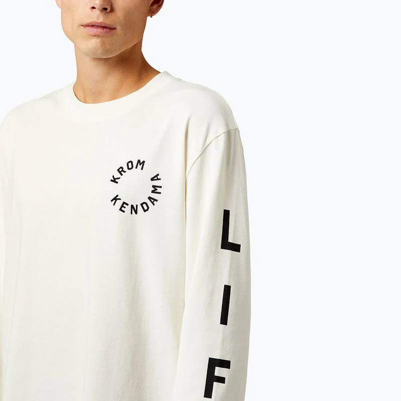 Krom Kendama Longsleeve Play Life white - Image 3