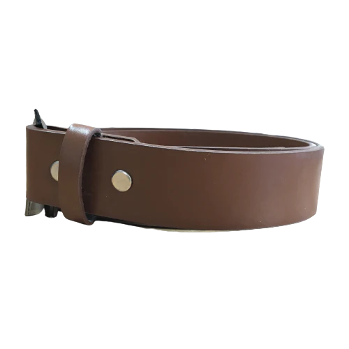 Masterdis Leather Belt Brown
