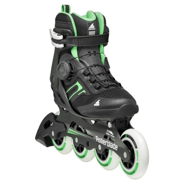 Rollerblade Fitness Skate Macroblade 90 B0A Black/Mint - Image 4