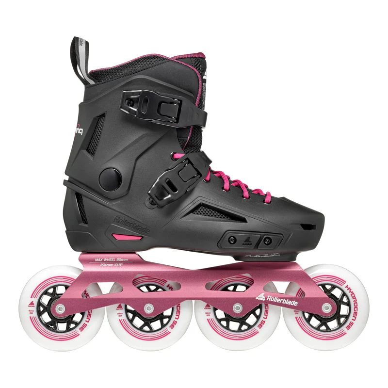 Rollerblade Skate Lightning 90 W black/sangria - Image 2