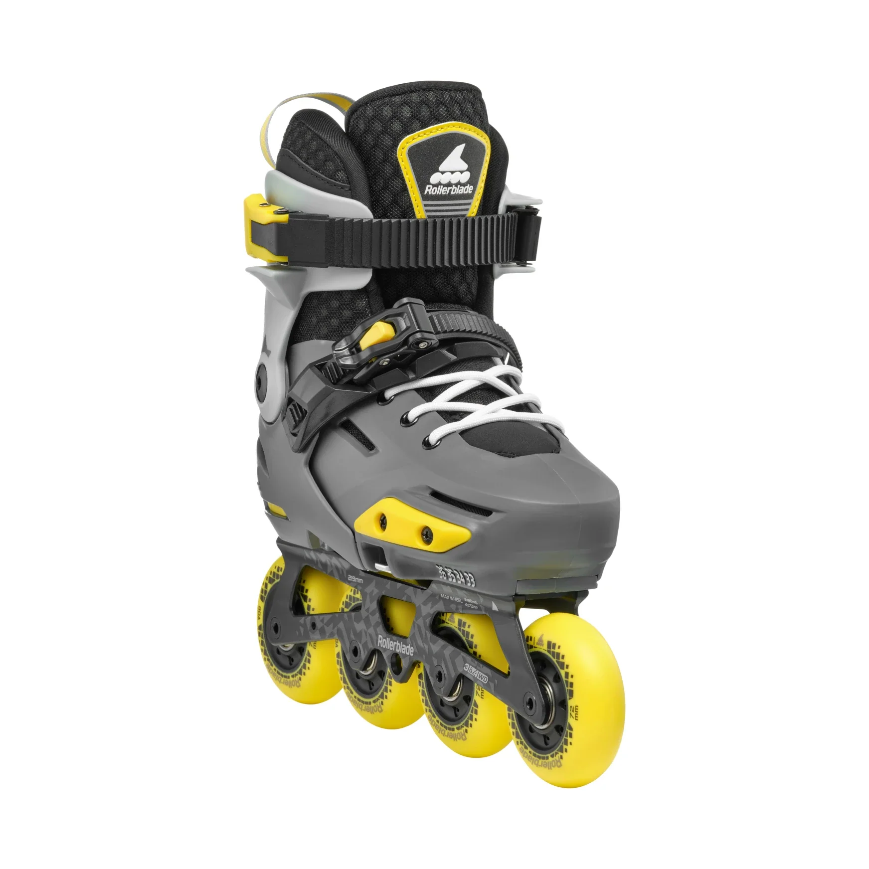 Rollerblade Urban Freeskate Apex Charcoal/Yellow - Image 4