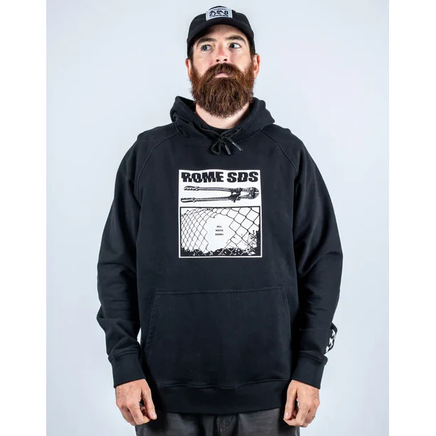 Rome Basic Hoodie black - Image 2
