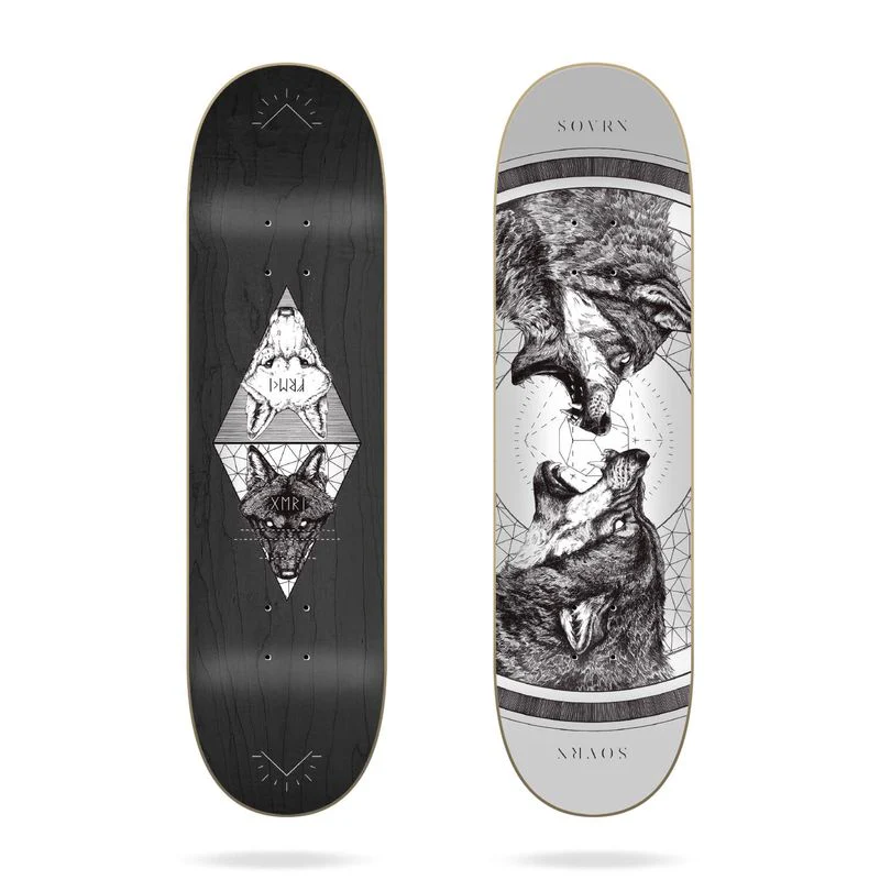 Sovrn Skateboard Deck Geri & Freki 8.25''