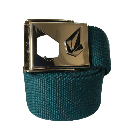 Volcom Web Belt Slightly Removed Blue Green